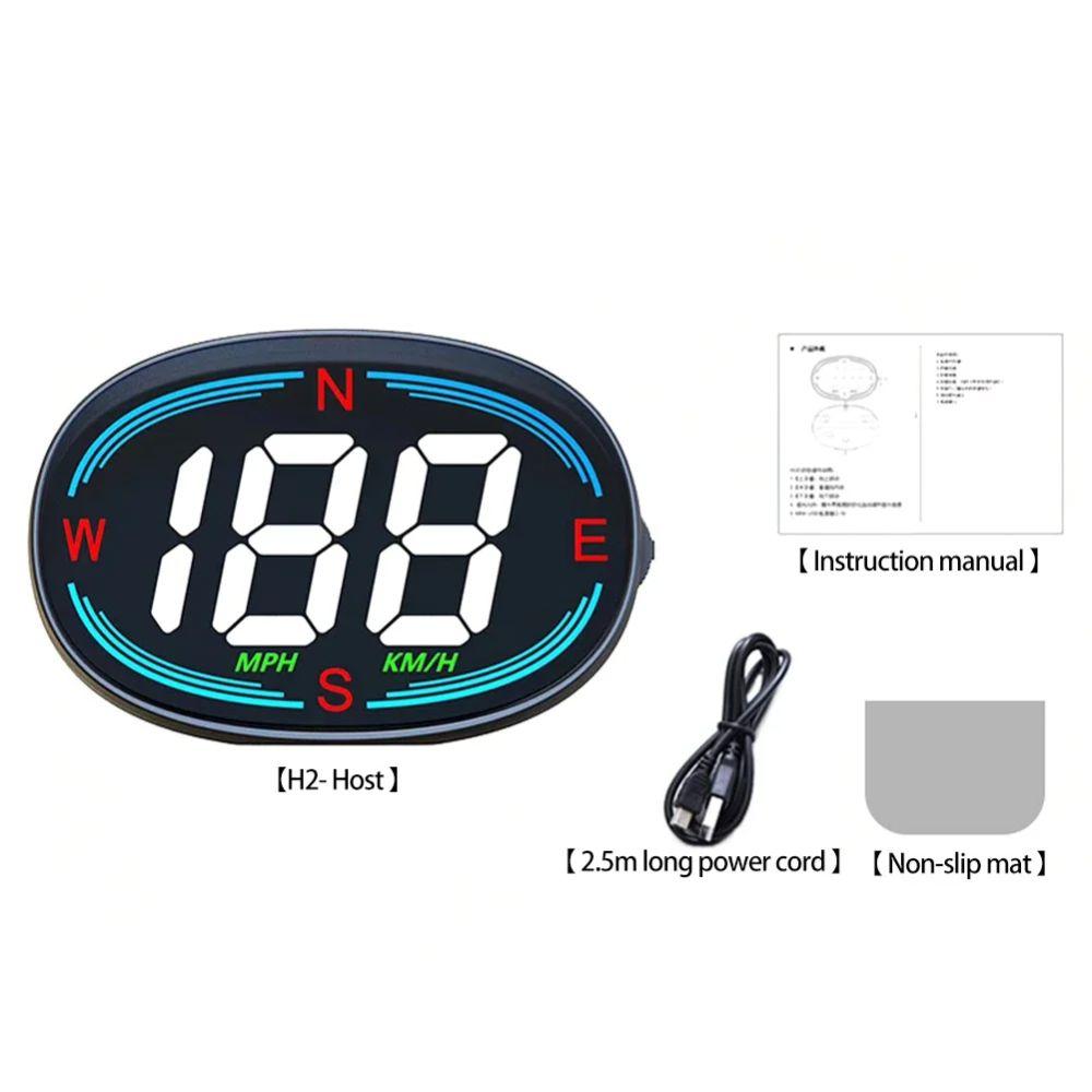 Compass Car Digital Speedometer Plug&Play Vehicle Speed Meter  Auto Electronics Accessories
