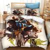 משחק The Last of Us חלק סט מצעים בנים בנות מידה טווין קווין כיסוי שמיכה ציפית מיטה ילדים מבוגרים טקסטיל בית