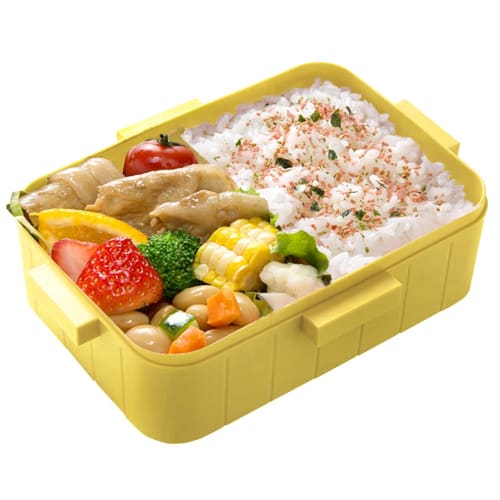 Skater 4-Point Lock Lunch Box, 650ml, My Neighbor Totoro Watercolor Design, Made In Japan, for YZFL7