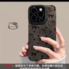 Applicable to Apple 11/11promax mobile phone case 11 cartoon ins simple 11 pupil eye bow Hello Kitty