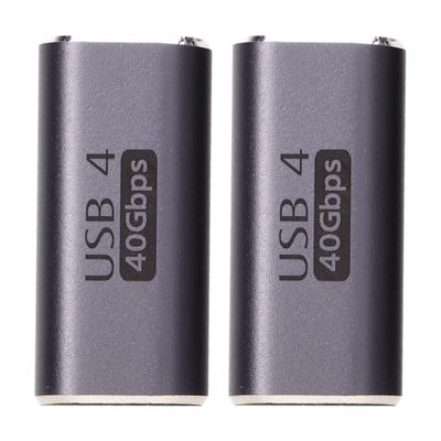 2 szt. Adapter USB C 90 stopni kątowy adapter USB C męski na USB C żeński złącze do telefonów komórkowych notebooków