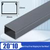 Aluminum Square Wire Trunking with Concealed Metal Clip Cover