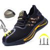 Fashion Men's Safety Shoes Insulation 6KV Electric Work Boots Fashion Steel Toe Anti-stab Industrial Working Shoes Men Safety Boots 2024