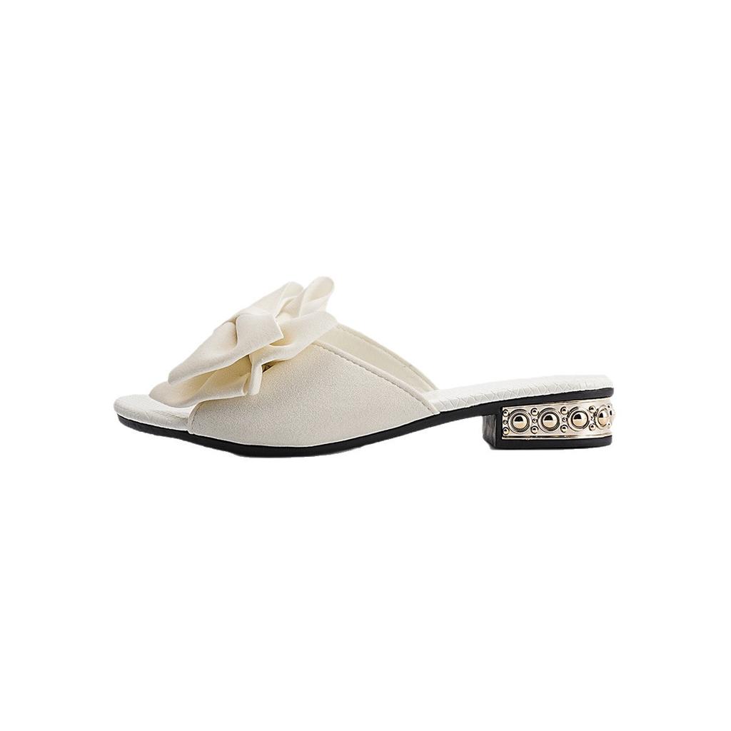 Anti-slip Shoes - New Style, Large Size, Women's Casual Low-heeled Slippers