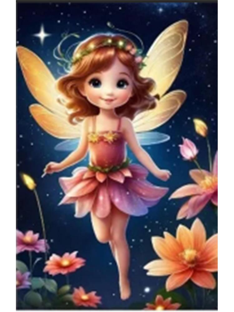 New 2024 Diy  Diamond Painting Kits Embroidery Mosaic Fantasy Cute Angel Elf Girl Jewelry Cross Stitch Home Decor Craft Gift
