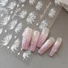Dreamy Butterfly & Star Nail Art Stickers - Light Luxury Style, Flat Back Adhesive.