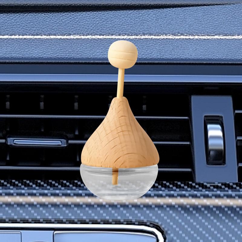 auto Air Freshener Car Perfume Clip Essential Oil Diffuser Vent Empty Glass Bottle Decoration Aromatherapy Glass Bottle