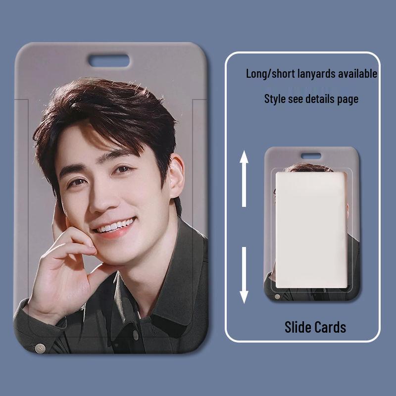 Zhu Yilong Plastic Slide Cover ID Badge & Name Tag Holder