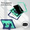 Heavy Duty Shockproof Case for iPad Air 13 11 M4/3/2 Air 4 5 Mini 6 A17 Pro Rugged Protective Cover with Pen Holder/Kickstand