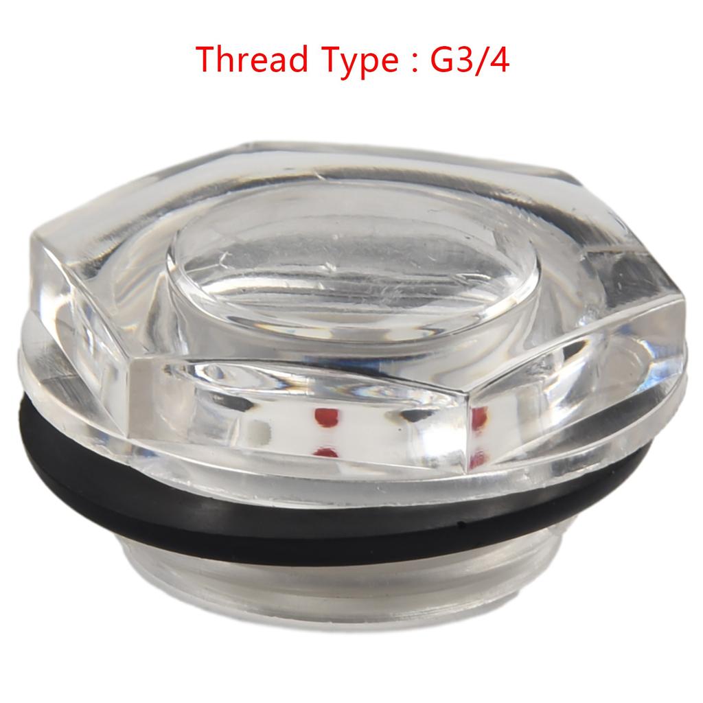 Clear Plastic Sight Glass Male Thread Air Compressor