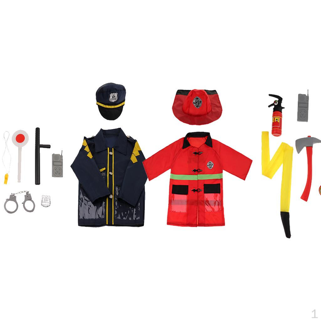 2 Sets Children & Role Play Fancy Dress Up Costume Halloween Cosplay Tools Set Kids Pretend Playing