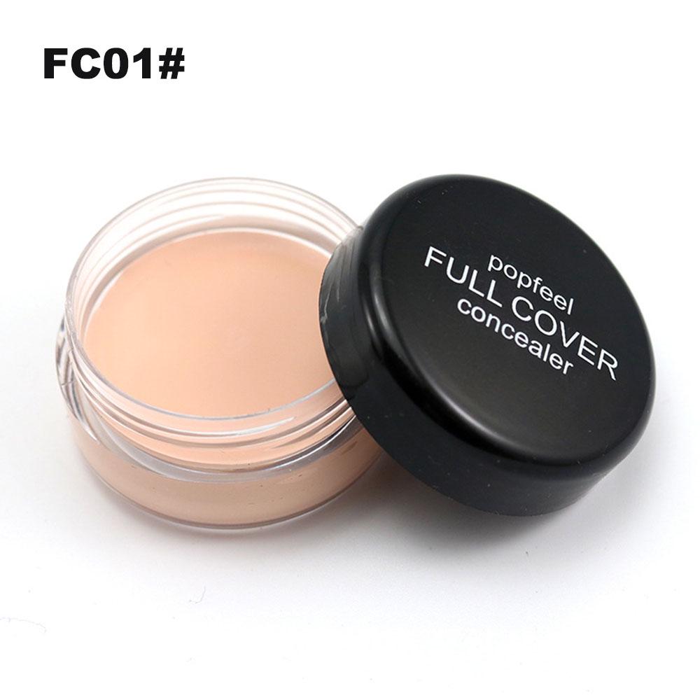 Popfeel Base Concealer Cream Face Cover Blemish Hide Dark Spot Blemish Eye Lip Contour Liquid Foundation