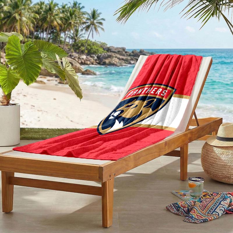 Florida Panthers Fashion Beach Towel: Ideal for Summer Adventures Soft, Absorbent and Quick Drying Suitable for Swimming and Bathing