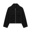 Tweed Cropped Jackets for Women Autumn Winter Short Coat Jacket Women Zip Crop Demi-season Jacket Woman Outerwears