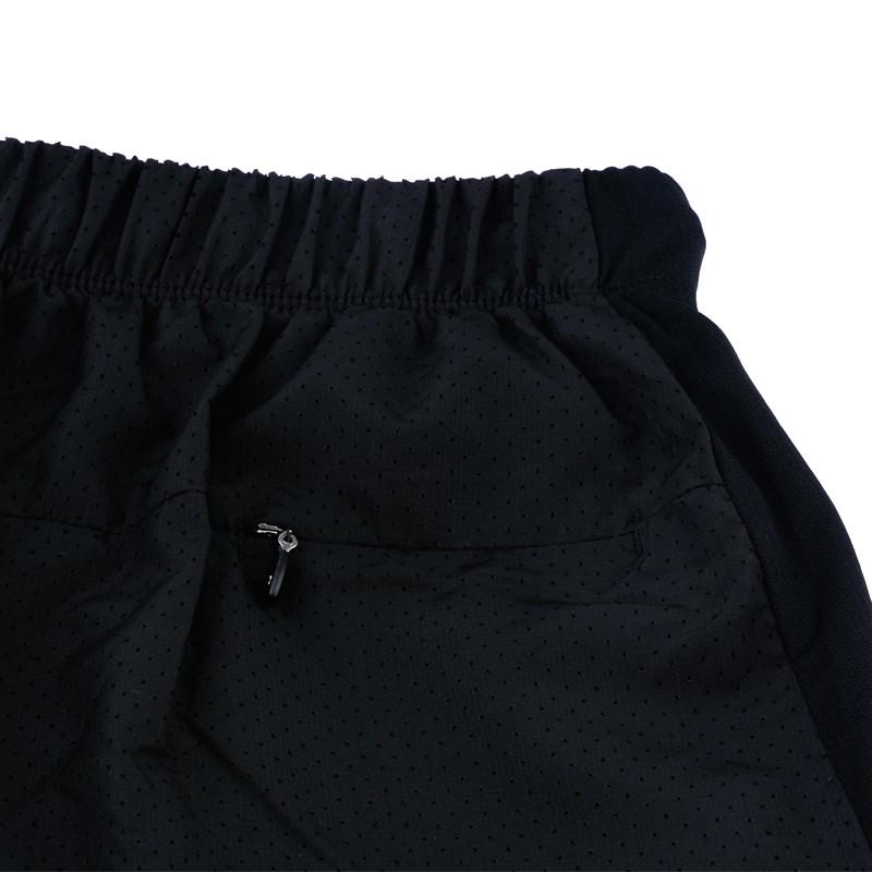 Asics Solid Color Elastic Waist Training Sports Casual Shorts Unisex shorts Black 142583-0946