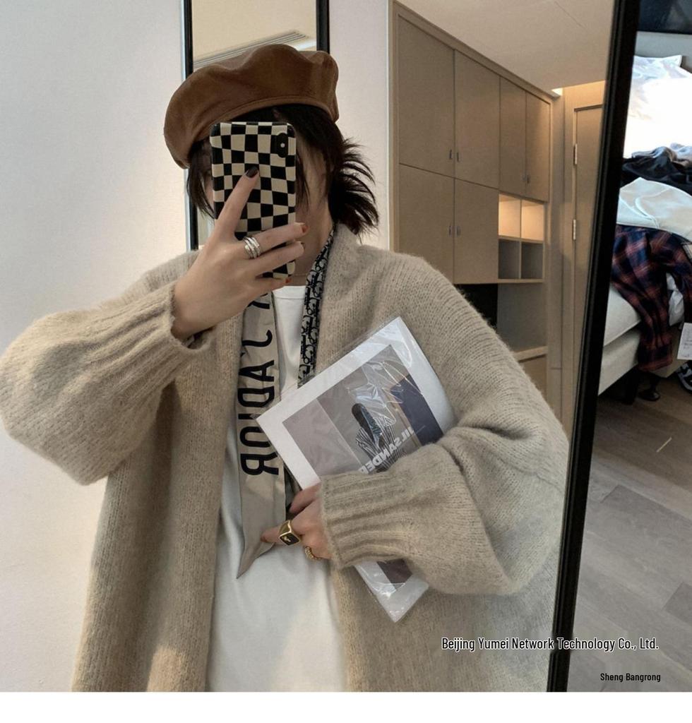 Spring & Autumn Soft Knit Cardigan for Petite