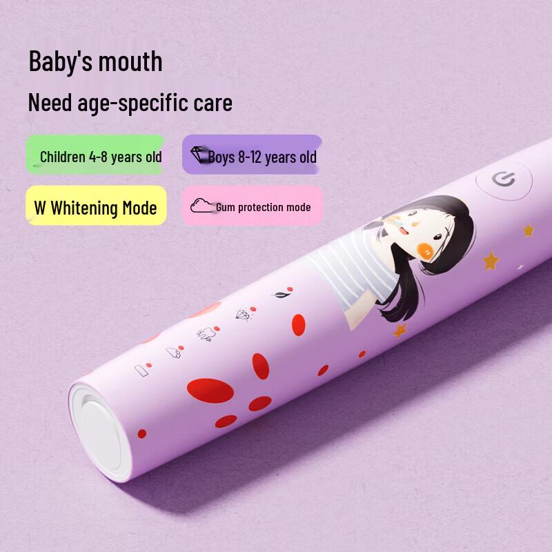 Ebonee C1s Children's Sonic Electric Toothbrush CN plug (adapter included)