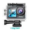 Høydefinisjon 5K Knapp Dobbel Skjerm Sports DV WIFI Fjernkontroll Utendørs Vanntett Kamera Dykkerkamera