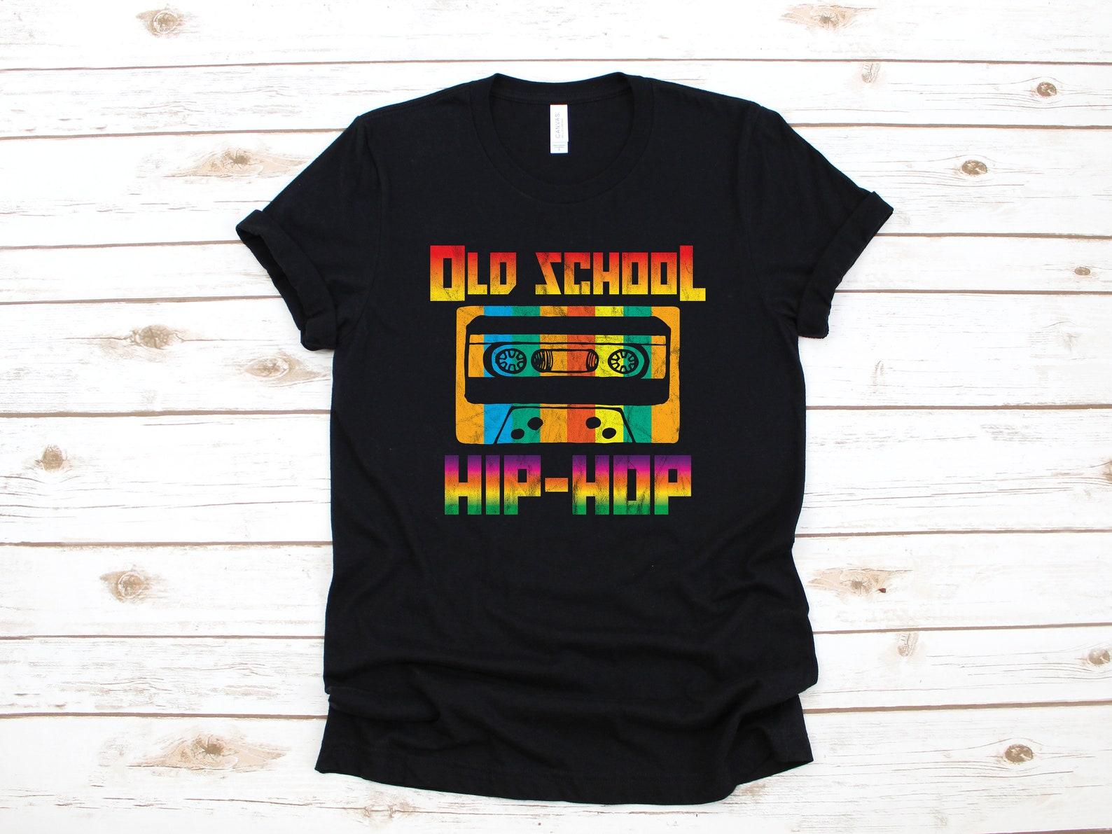 Old School Hip Hop Cassette T-Shirt, Retro Hip Hop Tank Top, T-shirt, T-shirt,T-shirt, Apparel Gift 2XL