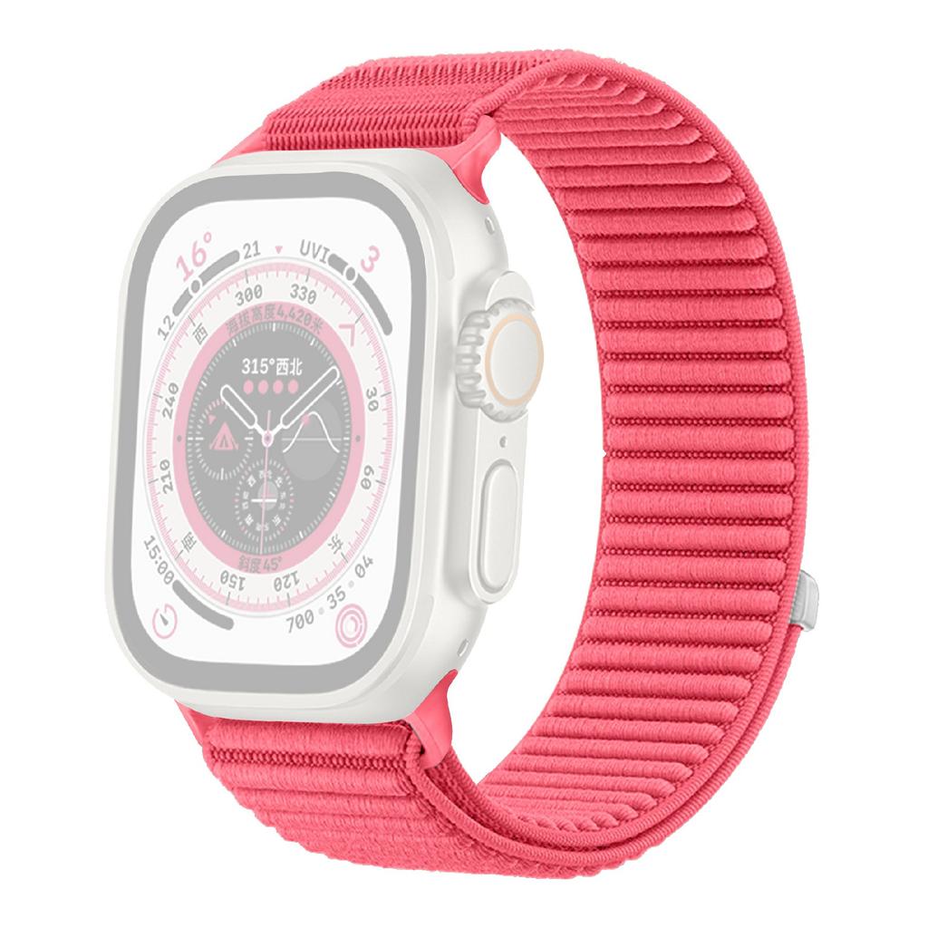 Wrist Strap for Apple Watch Series 10 Ultra 9 8 7 SE 6 5 4 3 2 1 46mm 49mm 45mm 44mm 42mm Magic Tape Nylon Woven Watch Band