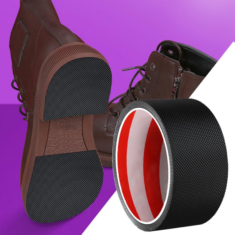 Anti Slip Sole Stickers Rubber Adhesive Shoe Sole Protector Wear-Resistant Tailorable Shoe Bottom Strips For Shoes
