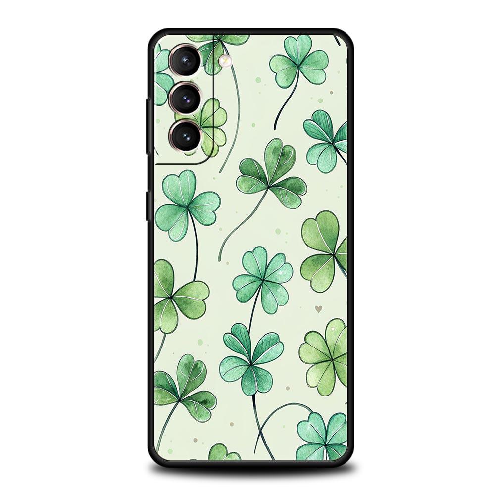 Phone Case For Samsung Galaxy S25 Edge S24 S23 S22 S21 Ultra S20 FE 5G S10 S10E S9 Plus Soft TPU Cover Stylish Flower Patterned