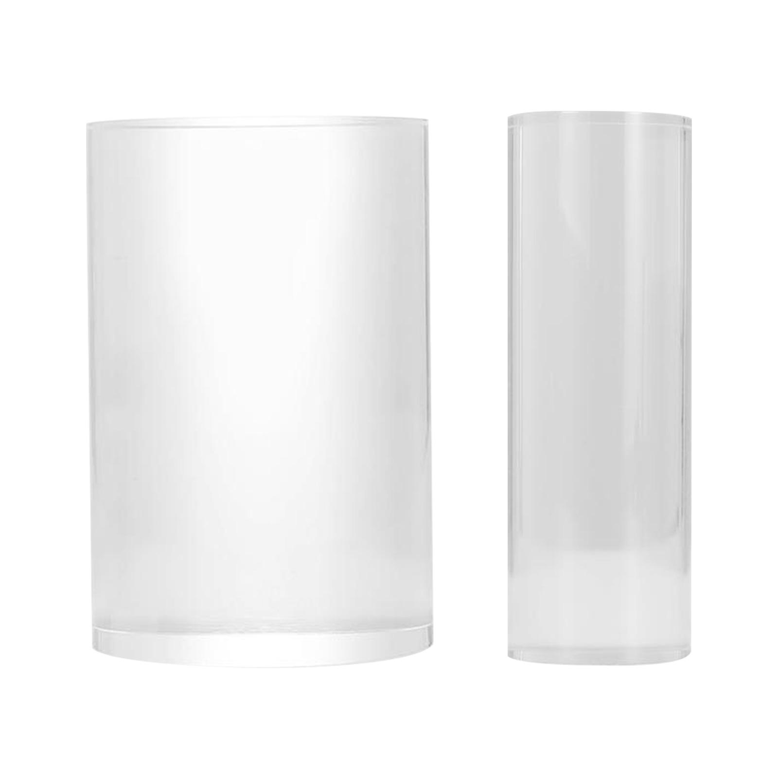 Акриловый блок Фотография Домашний декор Настольный акриловый цилиндрический подставка Дисплей-подставка для Фигурок Игрушек Шкаф Парфюмерии Кейтеринг Куклы 10CMX6.5CM