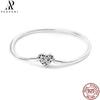 20 Style Original 17CM-20CM 925 Silver Snake Basic Bracelet Heart Moon Star Women DIY CZ Jewelry Fit Beads Charm