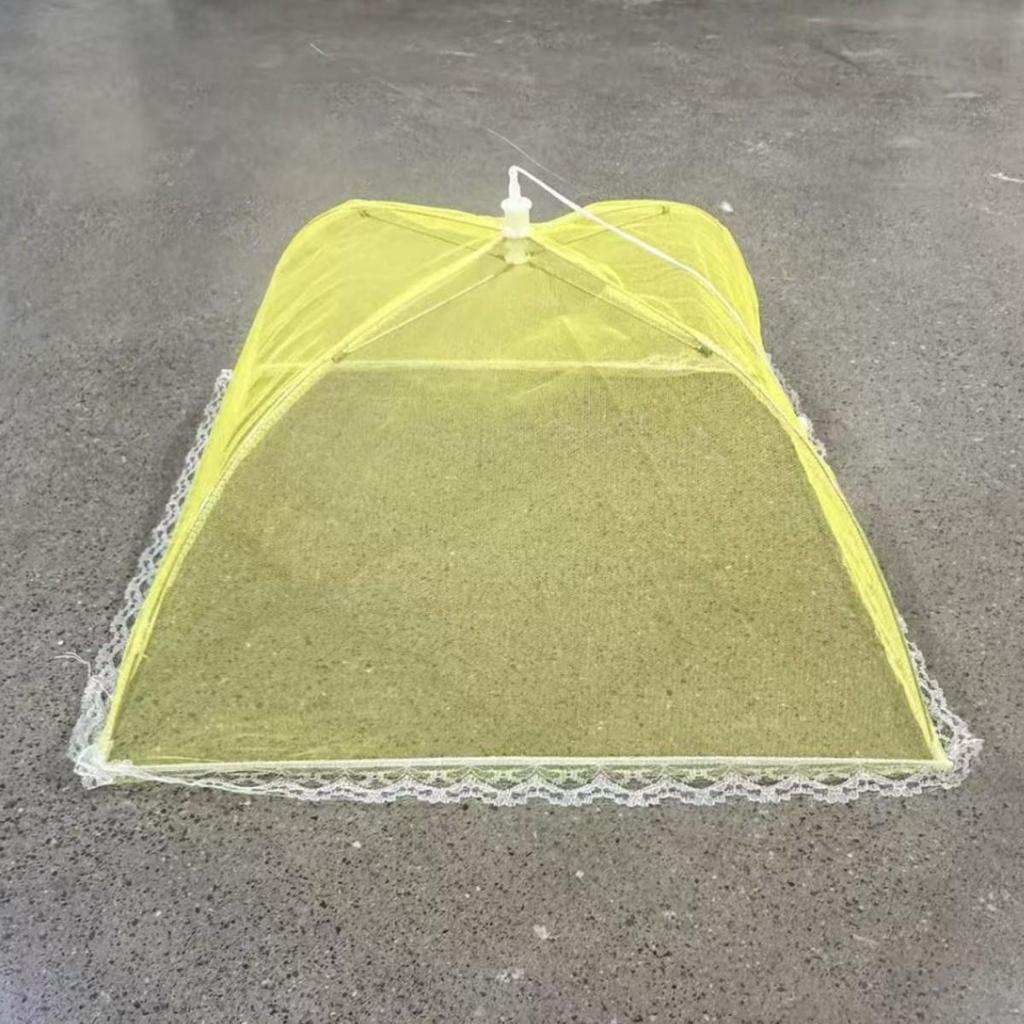 Összecsukható Átlátszó Hálós Ételvédő - Rovar-, Légy- és Porálló