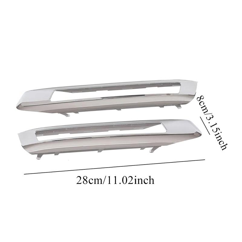 2Pcs Chrome Car Front Fog Light Cover Trim for Mercedes Benz X164 GL-Class GL 350/450/550 2008 2009 2010 2011 2012 1648847322