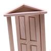 Delicate Dollhouse Wood Door Miniature Furniture Toys Props Pretend Playset House Decor Toy Blank