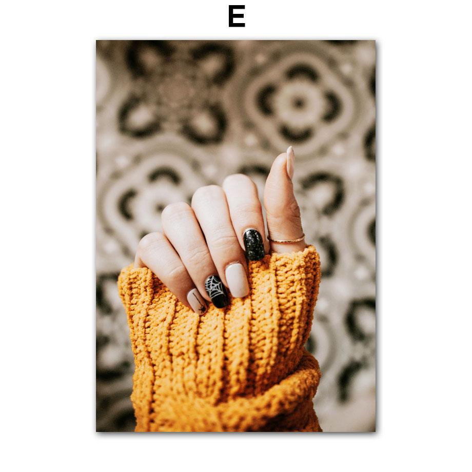 Autumn Lake Forest House Pumpkin Flower Landscape Wall Art Canvas Painting Fall Posters Prints Pictures for Living Room Decor