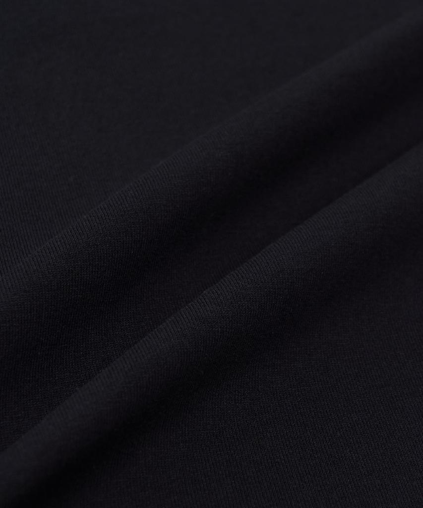 Emelbi Basic Back Street Logo Oversized Short Sleeve T-Shirt Ny (Black)