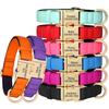 Personalized Dog Collar Waterproof Nylon Dog Collars Soft Padded Pet Necklace Free Engraved for Small Medium Large Dogs Pitbull
