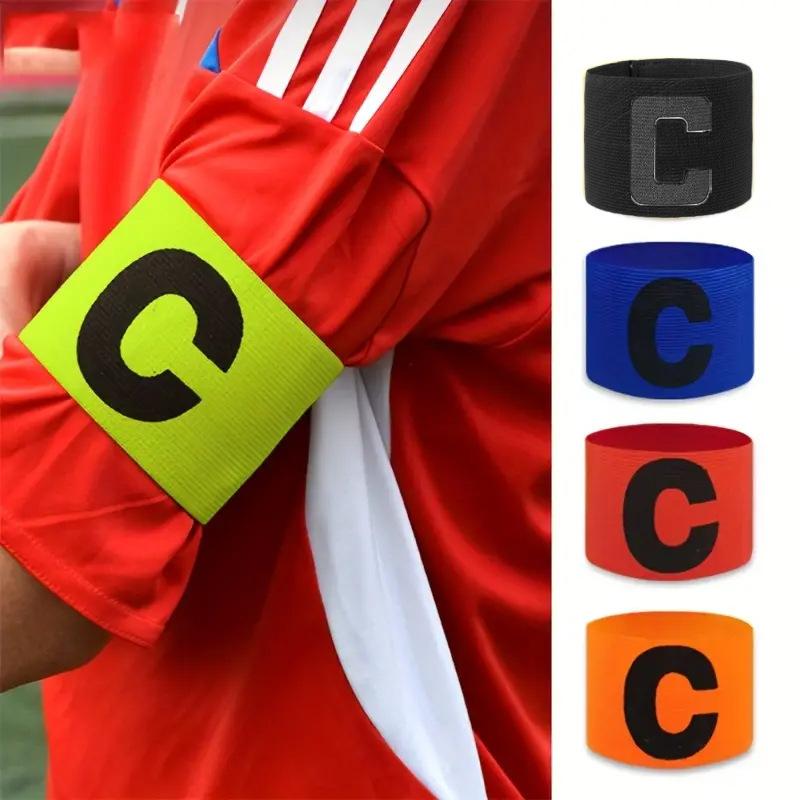 Fotbollskaptensarmband, Justerbart Färg C Etikettryck Vuxna Barn Armband Armband för Fotbollsfans
