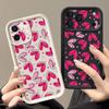For iPhone 17 Pro Max Case Hand drawn heart-shaped pattern Shockproof Bumper Soft Silicone Cover For iPhone 16 15 14 13 Pro 12 11 16E Air