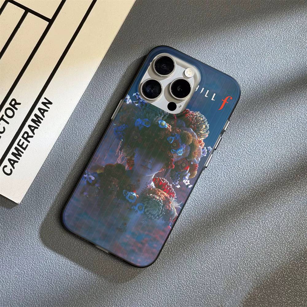 Silent H-Hill Horror Game Phone Case For IPhone 17 16 15 11 12 13 14 Pro Max Soft Corrugated Silicone Cover Case