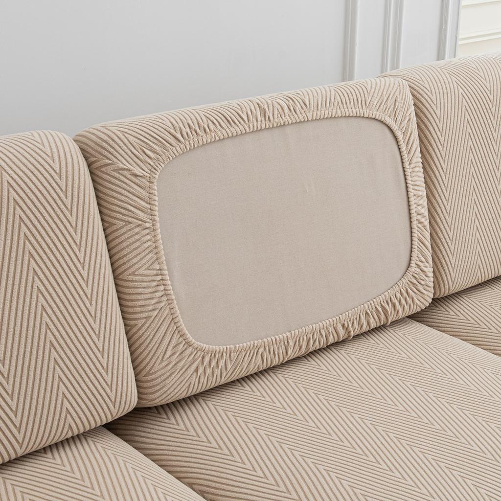 1pc Jacquard Sofa Seat Cover Elastic Thicken Sofa Couch Cover for Sofa Covers Protector Anti-dust Removable Sofa Cushion Cover