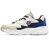DLites Airy Lace-Up Low-Top Dad Sneakers Women Sneakers White Blue 896041-WMLT