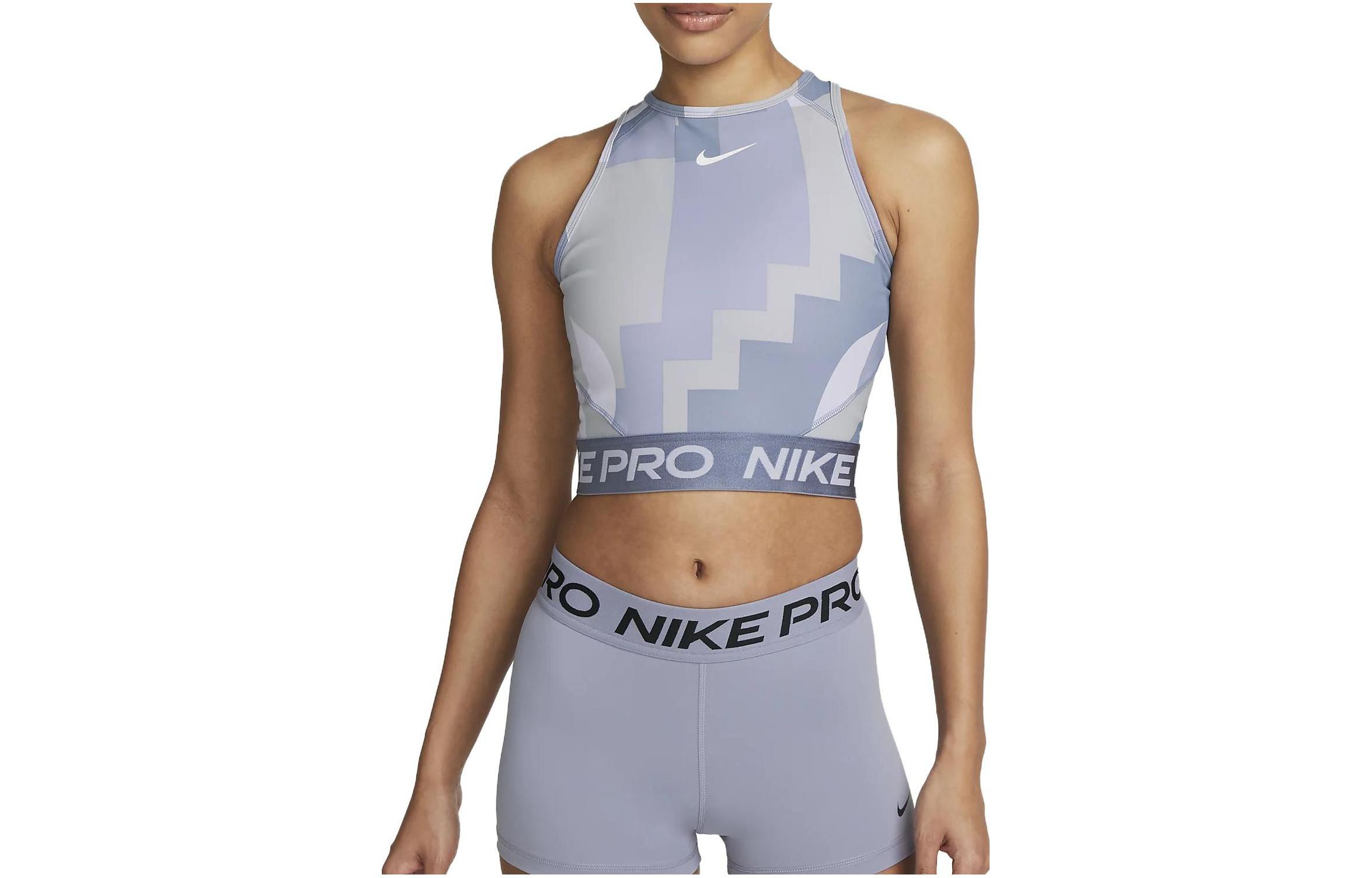 Nike Tank Tops Women s Purple Crew Neck Moderate Halter Neck FD0954-536 XS