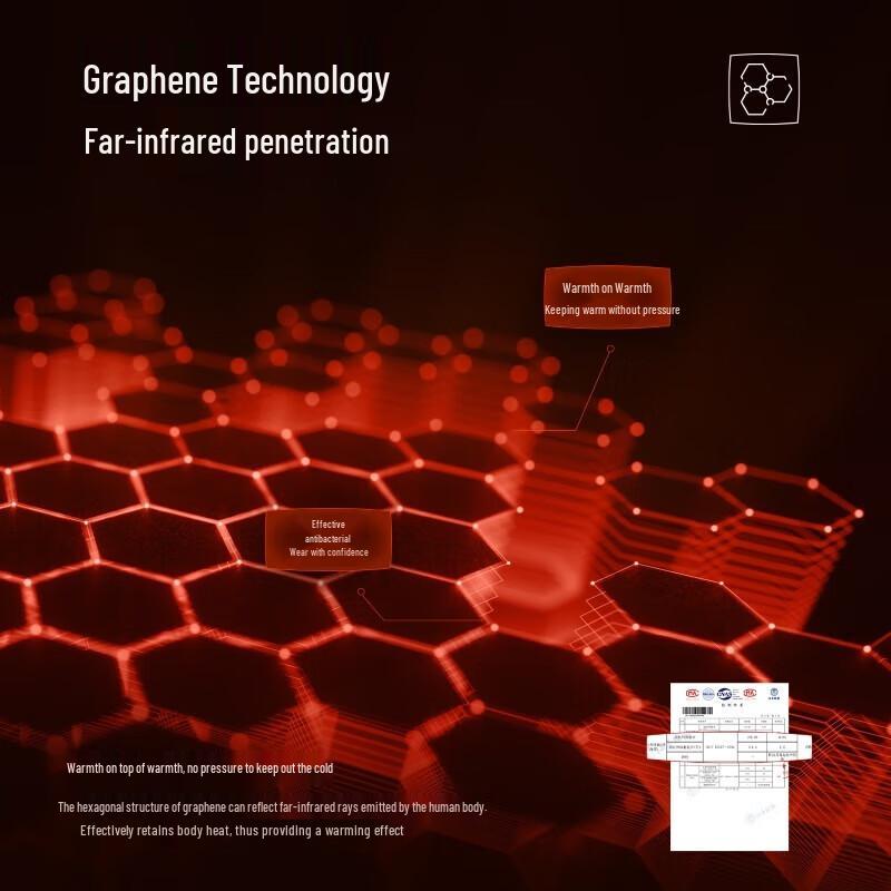 HLA Men's Three-Body Graphene Thermal Jeans