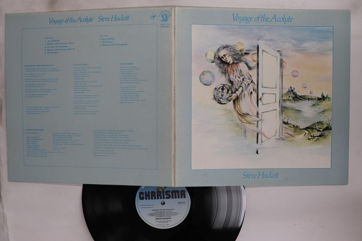 Виниловая пластинка STEVE HACKETT  Voyage Of The Acollyte CAS1111 FAMOUS CHARISMA 1975 UK Rock Б/у