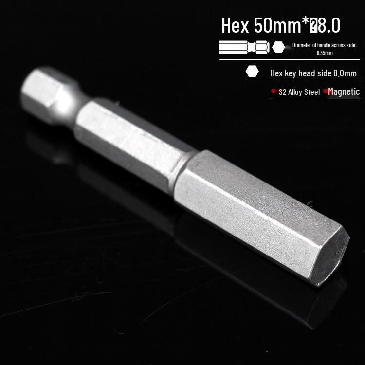 S2 Hexagon Magnetic Impact Driver Bit Set for Electric Screwdrivers