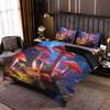 Comforter Colorful Mushroom Pattern Print Fantasy Mushroom Forest Theme Bedding Set Home Textiles Soft S