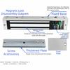 Magnetic Electromagnet Lock 12V DC Electric locking Door Access Control Lock  Single Door