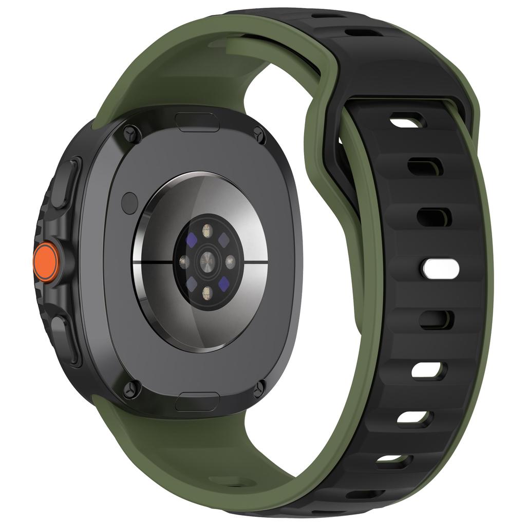 Sport Strap for Samsung Galaxy Watch 8/8 Classic Two-tone Elastic Silicone Band for Galaxy Watch8 40 44mm Smartwatch Accessories