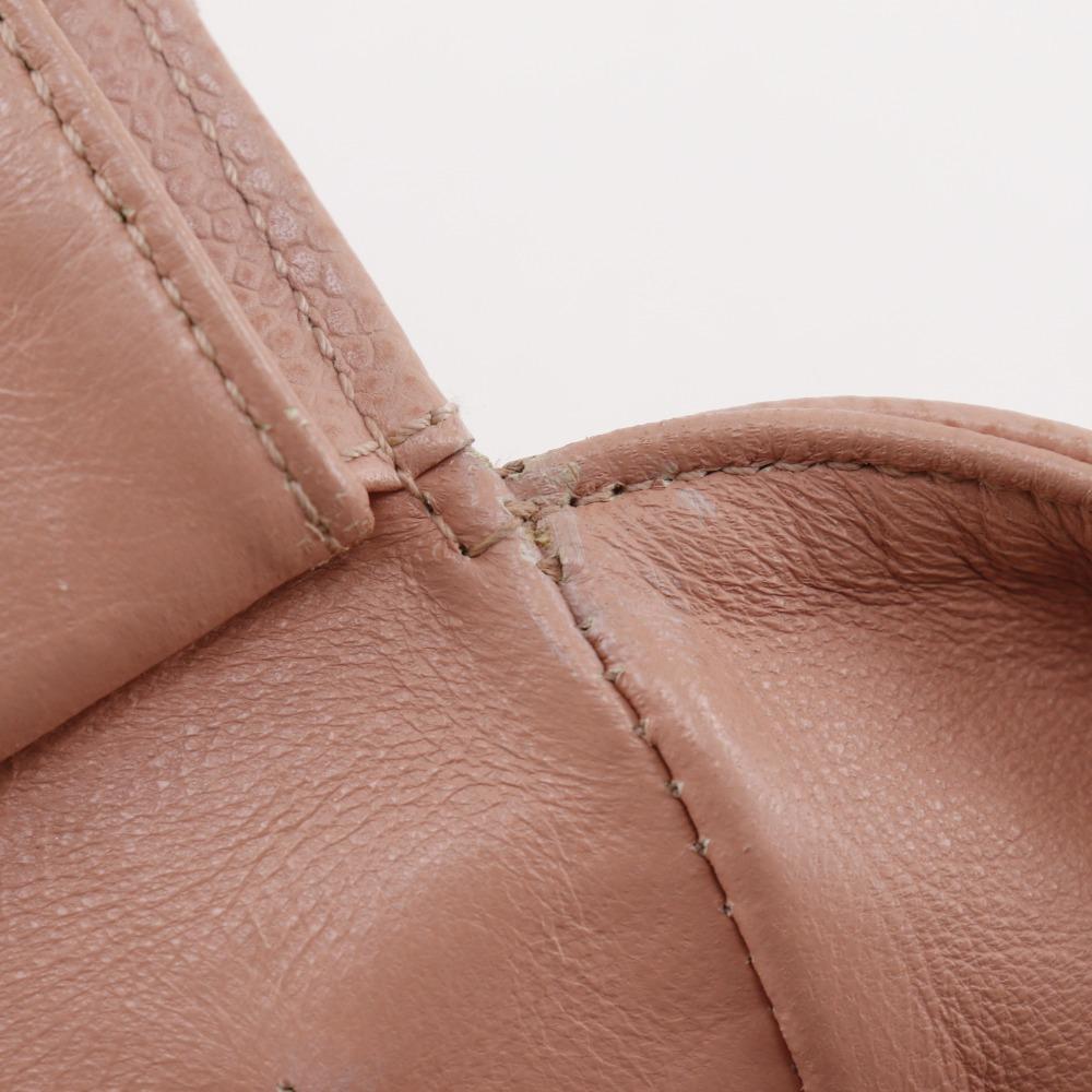 Chanel Matelasse COCO Mark Tote Bag A15688 Chain Tote Pink Caviar Skin Women Used