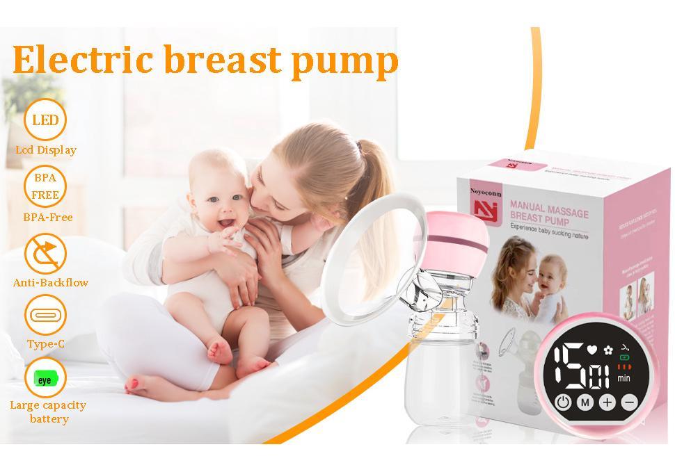 Integrated Electric Breast Pump with Large Suction Power and Intelligent Variable Frequency Massage
