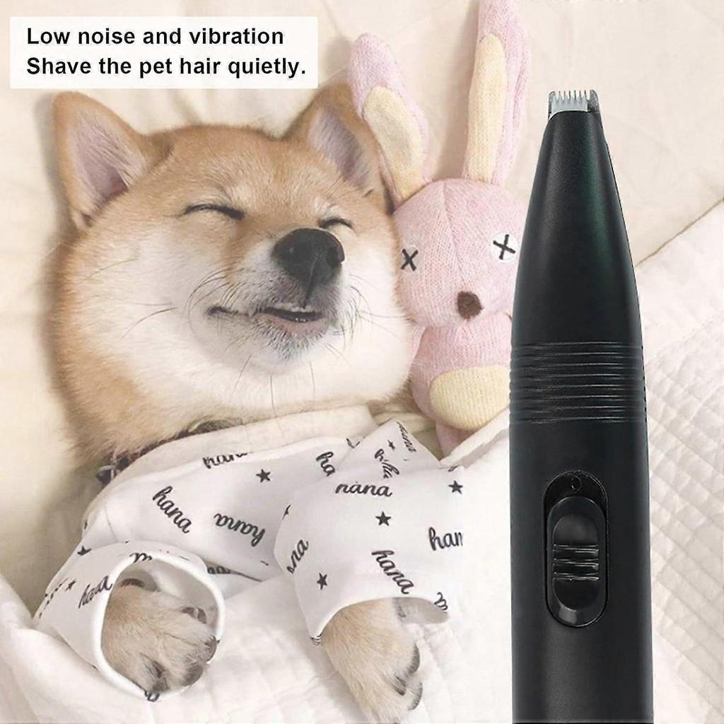 Dog Clippers for Grooming, Low Noise Electric Dog Hair Clippers, Cordless Shaver for Cats and Small Dogs for Paws, Ears and Face Lefou