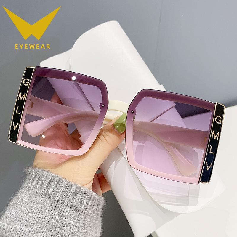 

Солнцезащитные очки женские с большой оправой, двусторонние очки для бровей, поляризованные очки с защитой от ультрафиолета, высокое разрешение